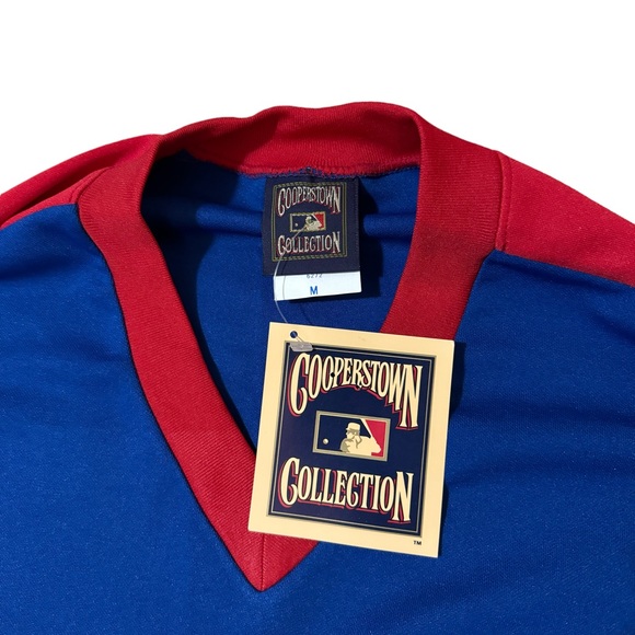 Vintage NWT CoopersTown Collection Cubs Jersey Mens Medium Chicago MLB USA Made - Picture 5 of 10